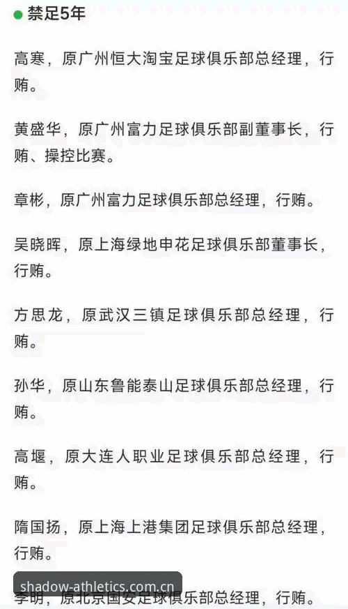 足球反腐风暴深度解读：第三批禁足名单的行业影响与实用观赛指南